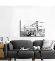 Tablosan Manhattan Köprüsü Yapım Aşaması Kanvas Tablo - A-27-103