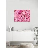 Tablosan  Pembe Güller Fotoğraf Kanvas Tablo - A-03-248