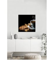 Tablosan Kahve Ve Fincan Dekoratif Kanvas Tablo - A-23-041