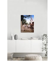 Tablosan Eski İstanbul Sokak Fotoğraf Kanvas Tablo - A-16-103