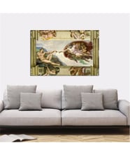Tablosan Adem'in Yaratılışı - Michelangelo Kanvas Tablo - B-02-545