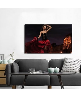 Tablosan  İspanyol Dansçı Kadın Fotoğraf Kanvas Tablo - A-05-005