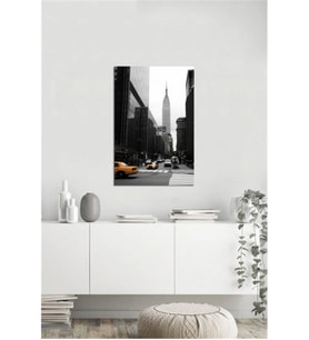 Tablosan  New York Sarı Taksi Kanvas Tablo - A-27-003