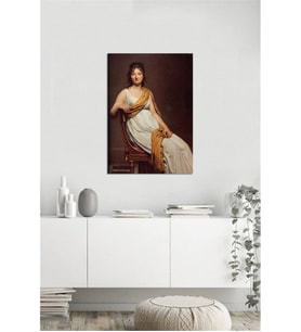 Tablosan Yağlı Boya Oturan Kadın Jacques Louis David Kanvas Tablo - B-13-203