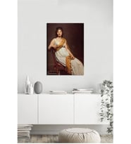 Tablosan Yağlı Boya Oturan Kadın Jacques Louis David Kanvas Tablo - B-13-203