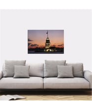 Tablosan İstanbul Kız Kulesi Fotoğraf Kanvas Tablo - A-16-108