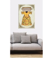 Tablosan Yağlı Boya Sarı Kaftan Kanvas Tablo - B-32-010