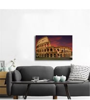 Tablosan Akşam Roma Kolezyum Fotoğraf Kanvas Tablo - A-27-124