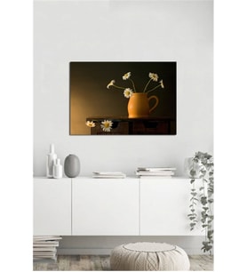 Tablosan  Vazoda Çiçekler Fotoğraf Kanvas Tablo - A-03-189