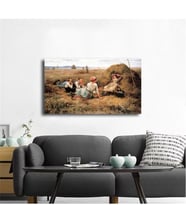 Tablosan Hasat Molası - Daniel Ridgway Knight Kanvas Tablo - B-02-448