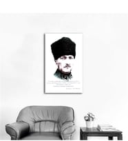 Tablosan Yağlı Boya Atatürk Portresi Kanvas Tablo - B-01-015