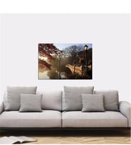 Tablosan Köprülü Manzara Fotoğraf Kanvas Tablo - A-20-234