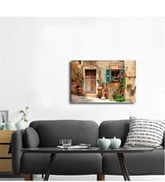 Tablosan  Taş Evler Fotoğraf Kanvas Tablo - A-07-302
