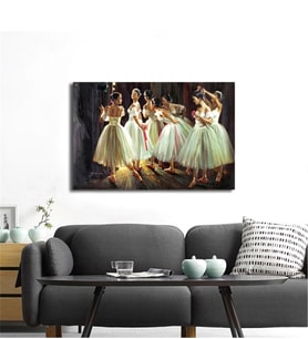 Tablosan Yağlı Boya Balerinler Kanvas Tablo - B-06-022