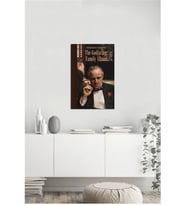Tablosan The Godfather Film Afişi Fotoğraf Kanvas Tablo - A-11-198