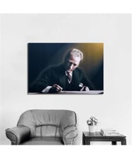 Tablosan  Atatürk Yazı Yazarken Kanvas Tablo - A-02-138