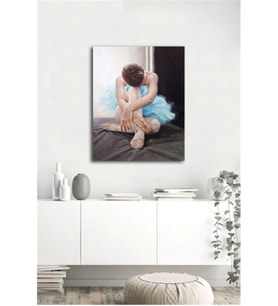 Tablosan Yağlı Boya Balerin Kanvas Tablo - B-06-032