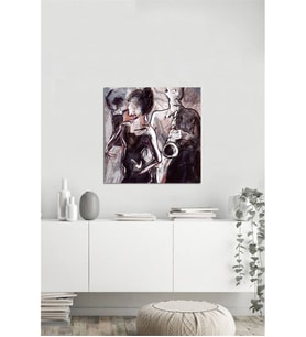 Tablosan Dans Eden Kadınlar Kanvas Tablo - B-11-012