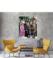 Tablosan Latife Hanım Ve Atatürk Kanvas Tablo - A-02-016