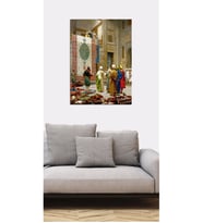 Tablosan Halı Satıcısı Jean Lean Gerome Kanvas Tablo - B-21-181