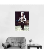 Tablosan Atatürk Yeniçeri Kıyafetiyle Kanvas Tablo - A-02-226