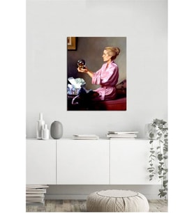 Tablosan Yağlı Boya Falcı Kadın Kanvas Tablo - B-13-307