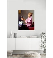 Tablosan Yağlı Boya Falcı Kadın Kanvas Tablo - B-13-307