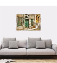 Tablosan  Eski Bina Girişi Fotoğraf Kanvas Tablo - A-07-251