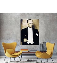 Tablosan  Smokinli Atatürk Kanvas Tablo - A-02-110
