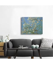 Tablosan Yağlı Boya Çiçek Açan Badem Ağacı Van Gogh Kanvas Tablo - B-17-028