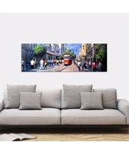 Tablosan Yağlı Boya Beyoğlu İstiklal Kanvas Tablo - B-16-339