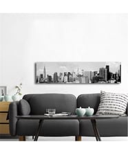 Tablosan Siyah Beyaz Manhattan Fotoğraf Kanvas Tablo - A-27-064