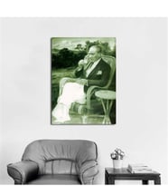 Tablosan  Atatürk Kahve İçerken Kanvas Tablo - A-02-124