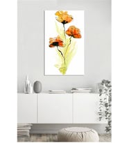 Tablosan Modern Gelincikler Çiçekler Kanvas Tablo - B-03-202