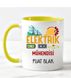 Elektirik Mühendisi Kupa Bardağı Sarı
