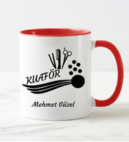 Kuaför Kupa Bardağı Kırmızı