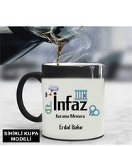 Ceza İnfaz Koruma Memuru Kupa Bardağı Sihirli