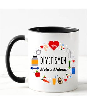 Diyetisyen Kupa Bardağı Siyah