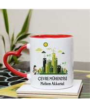 Çevre Mühendisi Kupa Bardağı Kalpli