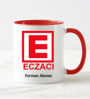 Eczacı Kupa Bardağı Kırmızı