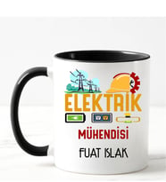 Elektirik Mühendisi Kupa Bardağı Siyah