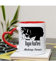 Bayan Kuaförü Kupa Bardağı Kalpli