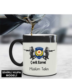 Çevik Kuvvet Polisi Kupa Bardağı Sihirli