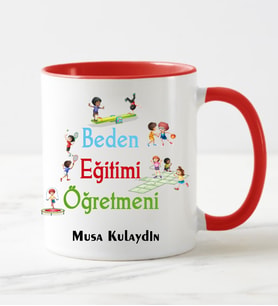 Beden Eğitimi Öğretmeni Kupa Bardağı Kırmızı