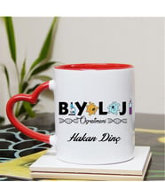 Biyoloji Öğretmeni Kupa Bardağı Kalpli