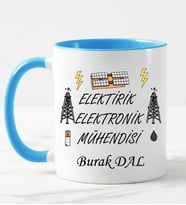 Elektirik Elektronik Mühendisi Kupa Bardağı Mavi