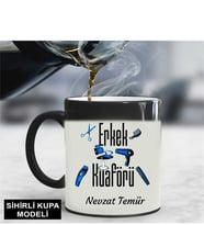 Erkek Kuaförü Kupa Bardağı Sihirli