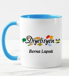 Diyetisyen Kupa Bardağı Mavi