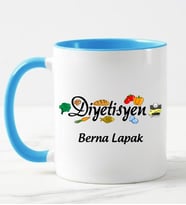 Diyetisyen Kupa Bardağı Mavi