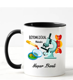 Biyomedikal Mühendisi Kupa Bardağı Siyah